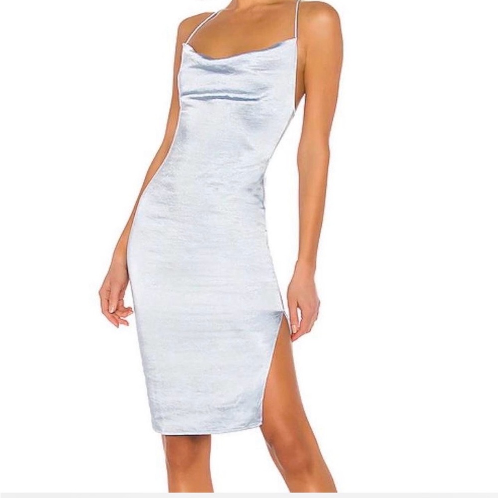 Superdown Billie Drape Midi Dress